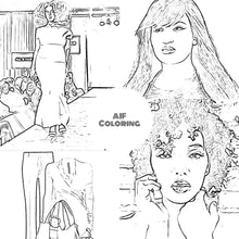 Load image into Gallery viewer, The All is Fair in Love and Fashion Coloring Book